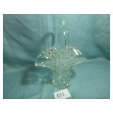 Large Glass Basket 13" tall