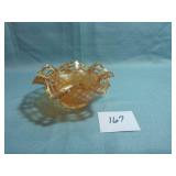 Basket Weave Carnival Dish with Raspberries