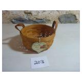 1997 Longaberger Basket, Tie On