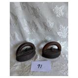 Sadirons with Wooden Handles (1-Enterprise)