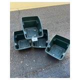 4 Storage Bins (no lids)