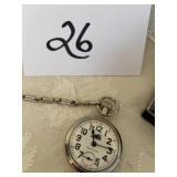 Westclox Conductor Pocketwatch #40047 (works)