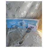 Stencil, Pfaltzgraff Fork, Salts, Relish Dish