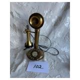 Old Style Brass Rotary Phone (made in England)
