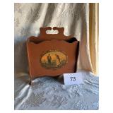 Wooden Magazine Rack