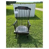 Hand Painted Hitchcock Style Low Rocker