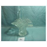 Large Glass Basket 13" tall