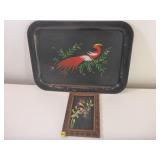 Painted Tray & Picture