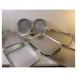 Heavy Duty Stainless Trays, Cake Pans