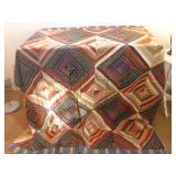 Crazy Patch Type Quilt (shows some wear)