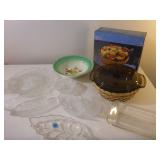 Casserole Dish (new in box), Relish Dishes