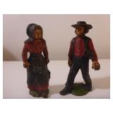 Cast Iron Amish Man & Lady