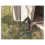 Rakes, Axe, Trimmer, Hoes