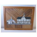 Handcrafted Wooden Replica Star Barn Picture...