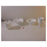 Milkglass Dishes & Vases