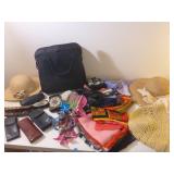 Scarves, Hats & Carry Bag