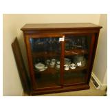 China Cabinet with Sliding Glass Doors...