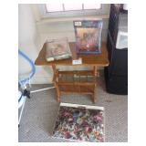 End Table/Magazine Rack, 2 Towel Rings (unopened)