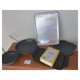 Heavy Stainless Tray, Non-stick Skillets...