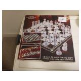 3 in 1 Glass Game Set