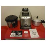 Rice Cooker, Emerilware Fryer, Pressure Cooker
