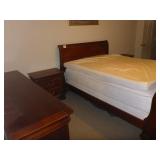 4 Piece Bedroom Suite (shows wear, scratches)