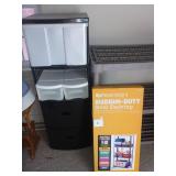 Storage Bin Organizer, Steel Shelving (box...