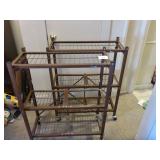 2 Collapsible Metal Shelving Racks