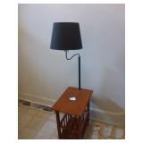 End Table/Magazine Rack/Lamp