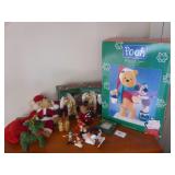 Pooh Animated Figure, Christmas Decorations