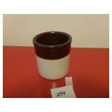 2 Tone Roseville Crock