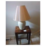 Lamp & End Table (rough on top)