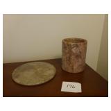 Stoneware Hot Plate & Crock