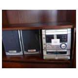 Aiwa Stereo & Double Cassette Player with 2...