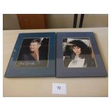 Judi Dench & Cher Signed Photographs