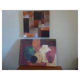 2 Canvas Paintings