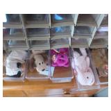 25 Ty Beanie Babies in Cases