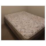 Double Box Spring & Mattress with Bed Frame