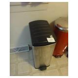 Stainless Waste Can with Foot Pedal