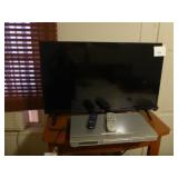 32ï¿½ Flatscreen TCL TV with JVC DVD Player