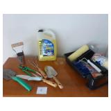 Paint Supplies, De-Icer, Garden Tools
