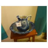 Ceramic Pitcher & Bowl
