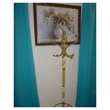 Decorative Clothes Tree, Floral Picture