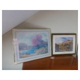 2 Pictures (Welsh River Scene - Robert Gallon)