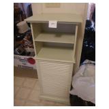 White Kitchen/Bathroom Cabinet with Open...