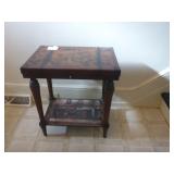 Decorative Serving Table with Extension