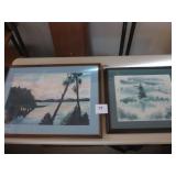 2 Framed Signed Watercolor Paintings