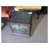 Storage Box with Overlay - veneer loose...