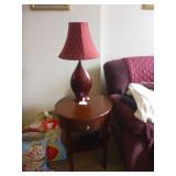 End Table & Table Lamp