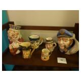 Collection of Toby Mugs (as is)